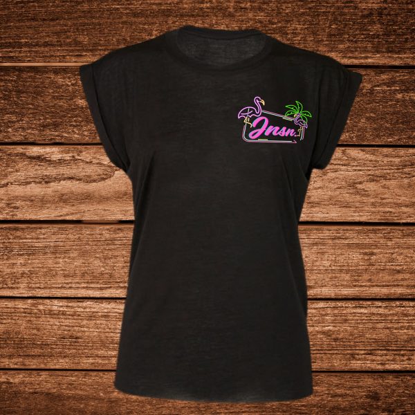 JNSN. - Flowy Muscle Tee "Flamingo"