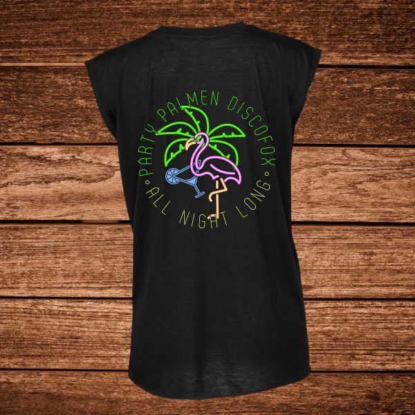 JNSN. - Flowy Muscle Tee "Flamingo" – Bild 3