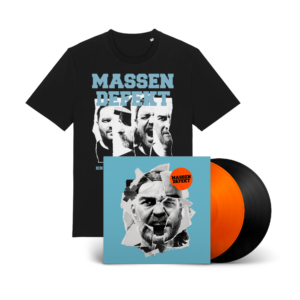 "Massendefekt" - Ltd. Album Bundle - Ltd. Doppel-Vinyl + T-Shirt (HANDSIGNIERT)