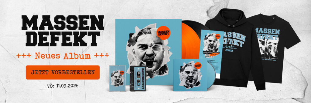 Das neue Album MASSENDEFEKT jetzt bestellen