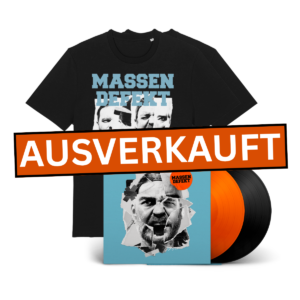 "Massendefekt" - Ltd. Album Bundle - Ltd. Doppel-Vinyl + T-Shirt (HANDSIGNIERT)