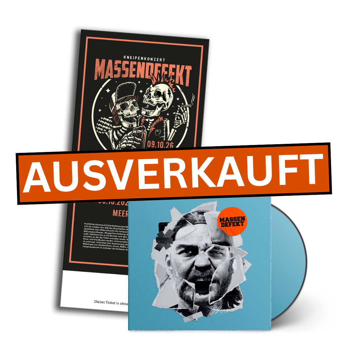 AUSVERKAUFT - 09.10. - Meerbusch - E-Ticket + CD | Warm-Up Kneipenkonzert